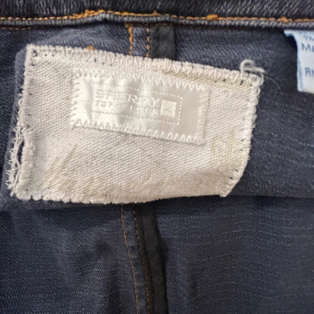 Vintage Y2K Sperry Double breasted stretch Jean Jacket - Picture 6 of 8